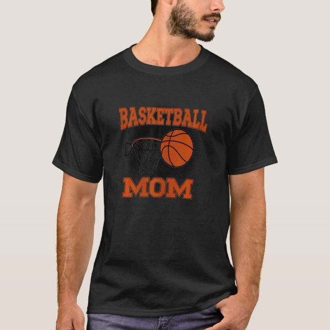 Camiseta Womens Basketball Mom (Frente)