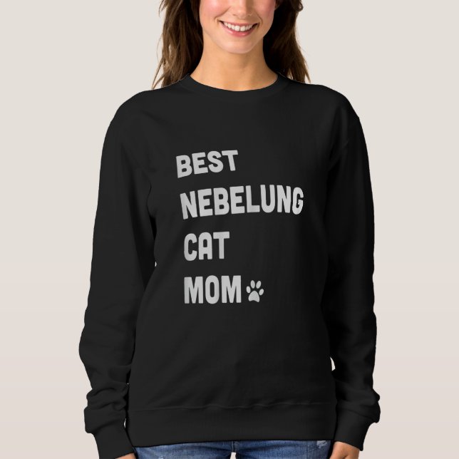 Camiseta Womens Best Nebelung Cat Mom  Cat (Frente)