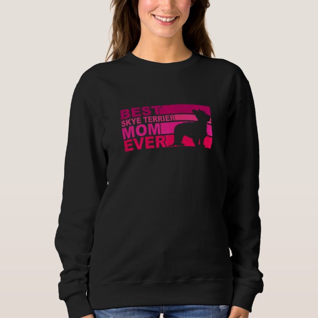 Camiseta Womens Best Skye Terrier Mom Ever (Frente)
