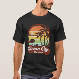 Camiseta Womens Blue Green Native Ocean Shores WA