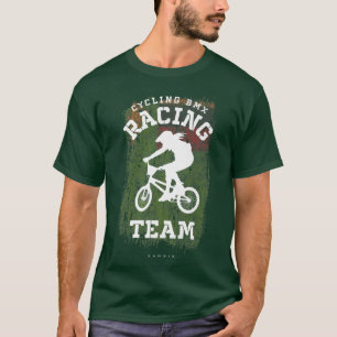 Camiseta Womens BMX Bike Zambia Flag Biking Cycling Racing 