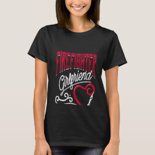 Camiseta Womens Bombeiro Namorada Thin Red Line Water