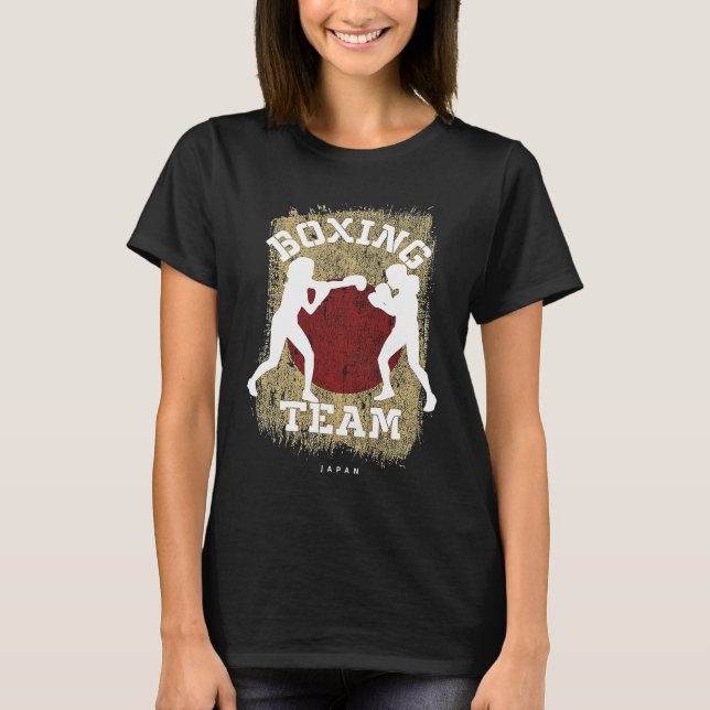Camiseta Womens Boxing Japan Combat Sports Fighter Boxing (Frente)