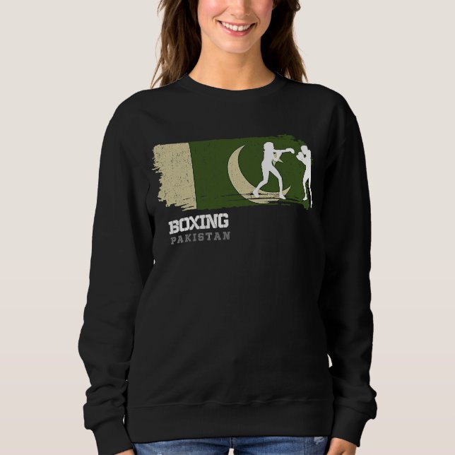 Camiseta Womens Boxing Pakistan Combat Sports Fighter Boxin (Frente)