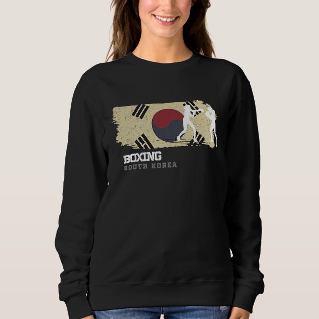 Camiseta Womens Boxing South Korea Combat Sports Fighter Bo (Frente)