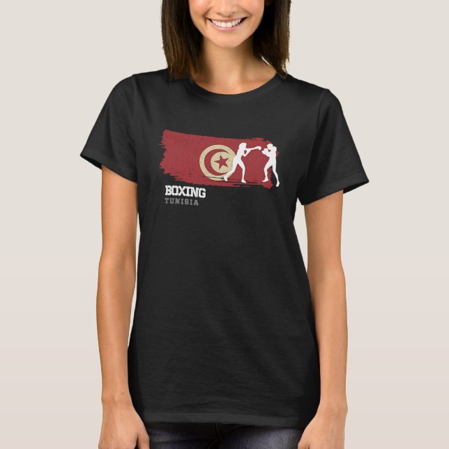 Camiseta Womens Boxing Tunisia Combat Sports Fighter Boxing (Frente)