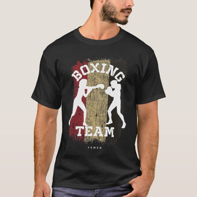 Camiseta Womens Boxing Yemen Combat Sports Fighter Boxing (Frente)