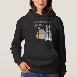 Camiseta Womens Bunny Kisses Páscoa Deseja