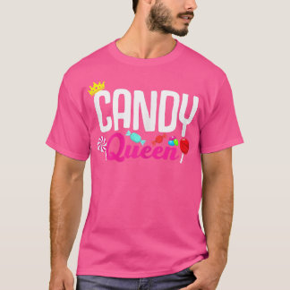 Camiseta Womens Candy Queen Lollipop Candy Lover For Boys G
