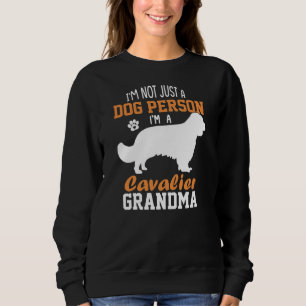 Camiseta Womens Cavalier King Charles Spaniel Grandma Dog