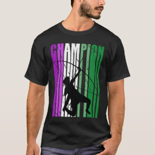 Camiseta Womens Champery Archery Aniversário Roxo Verde