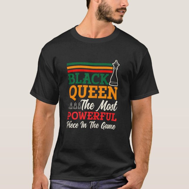 Camiseta Womens Chess Queen Most Powerful Piece Checkmate C (Frente)