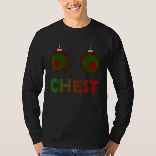 Camiseta Womens Chest Nuts Chestnuts Christmas Matching Cou (Frente)