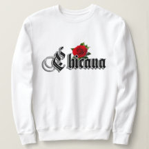 Womens Chicana Rosa vermelha