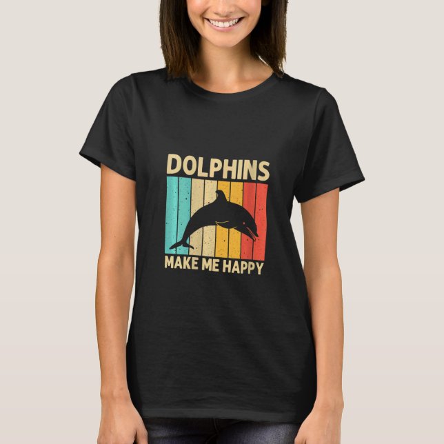 Camiseta Womens Cool Dolphin For Men Women Dolphins Beluga  (Frente)