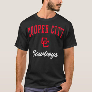 Camiseta Womens Cooper City Segundo grau Cowboys VNeck