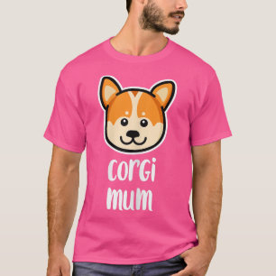 Camiseta Womens Corgi Mãe Dog Lover