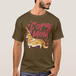 Camiseta Womens Corgi Mãe, Faca Corgi, Lover Graphic Tee Pa