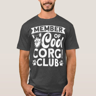 Camiseta Womens Corgi Membro Do Legal Corgi Club Dog Lover