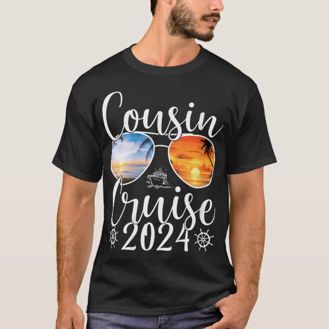 Camiseta Womens Cousin Cruise 2024 Girls Couse Trip 2024 Va (Frente)