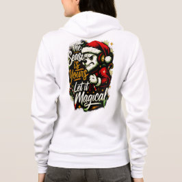 Camiseta Women's Cozy Christmas Bear DJ Holiday Hoodie