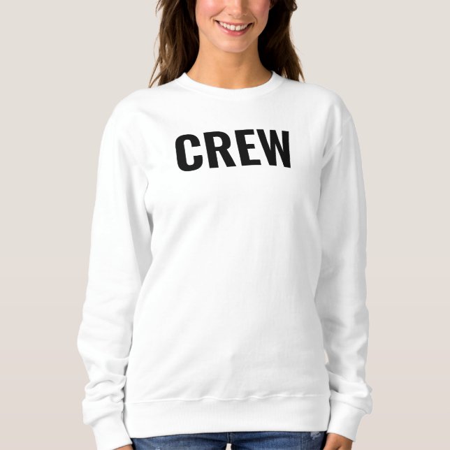 Camiseta Womens Crew Sweets Funcionarios Adicionar Logotipo (Frente)