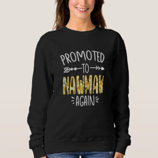 Camiseta Womens Cute Floral Promoted To Be Nawmaw Again Mot