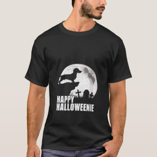 Camiseta Womens Dachshund Happy Halloweenie Costume Wiener 