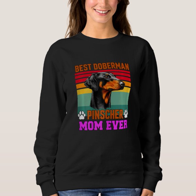 Camiseta Womens Doberman Dog Pet Owner   Best Doberman Pins (Frente)
