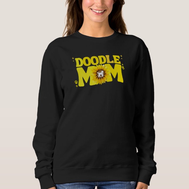 Camiseta Womens Doodle Mom Labradoodle Bernedoodle Goldendo (Frente)