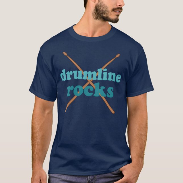 Camiseta Womens Drumline Rocks Marching Band Drummer gift (Frente)