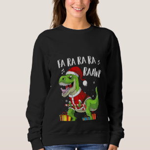 Camiseta Womens Fa Ra Ra Ra Ra Ra Rawr Papais noeis Dinossa