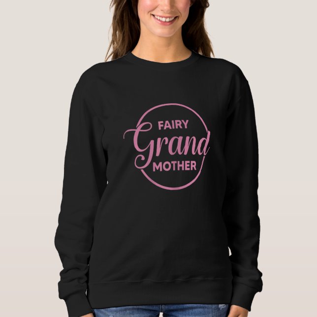 Camiseta Womens Fairy Grandmother Mothers Day Grandma (Frente)