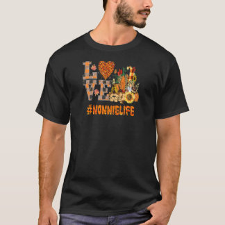 Camiseta Womens First Mom Now Grandma World's Best Nonnie L