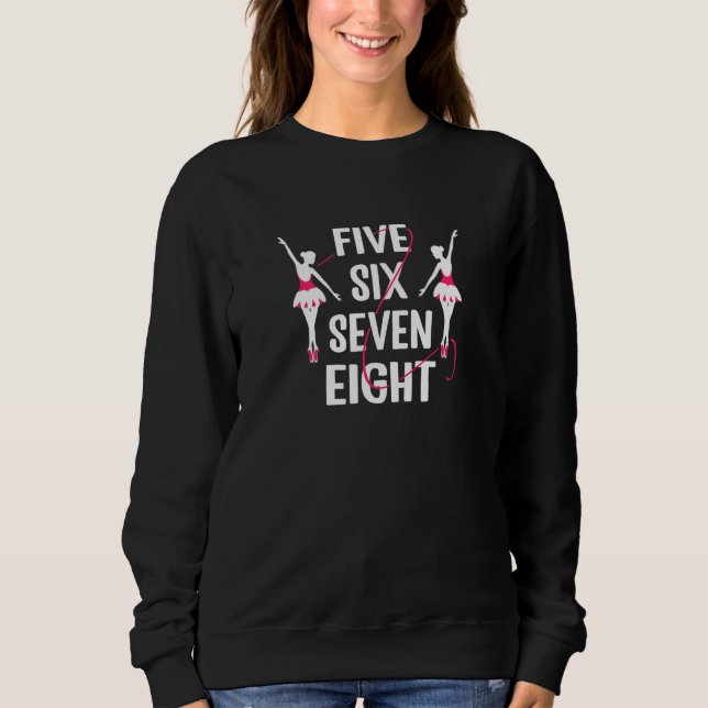 Camiseta Womens Five six seven eight ballet dancer (Frente)