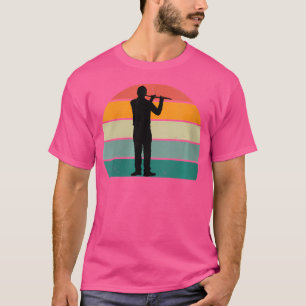 Camiseta Womens Flute Recorder Flutist Player Flutist Wind