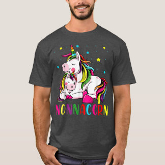 Camiseta Womens Funny Nonnacorn Unicorn Costume Nonna Mom