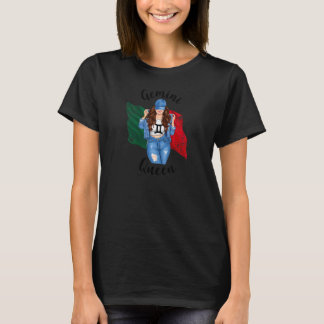 Camiseta Womens Gemini Queen Mexican Queen Woman From Mexic