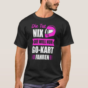 Camiseta Womens Go Kart Gokart Racing Kart Track