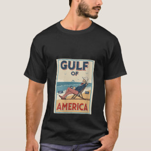 Camiseta Womens Golfo Dos EUA América Est 2025 Tio Sam Patr