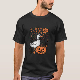 Camiseta Womens Halloween Spooky Goosey Halloween Bobo Goo