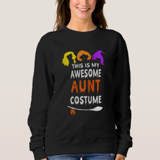 Camiseta Womens Halloween Witch This Is My Awesome Aunt Cos