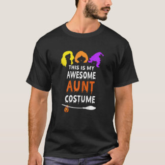 Camiseta Womens Halloween Witch This Is My Awesome Aunt Cos