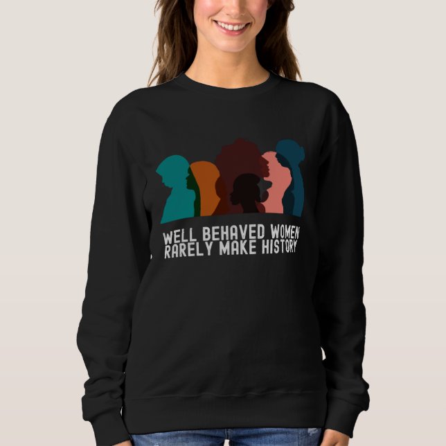 Camiseta Women's History Month Fans  Quotes Family (Frente)