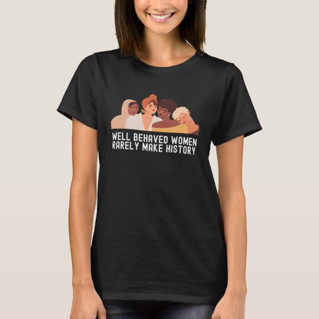 Camiseta Women's History Month  Quotes Family Cool (Frente)