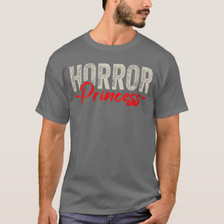 Camiseta Womens Horror Movies Films Series Princess Queen V