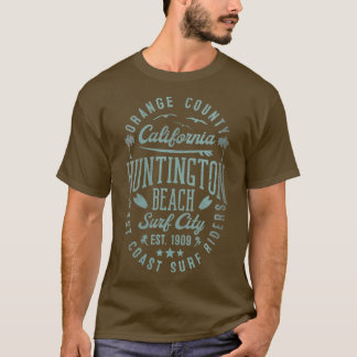 Camiseta Womens Huntington Beach Surf City Orange County Ca