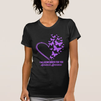 Camiseta Women's I Will Remember For You Alz. Awareness Tee