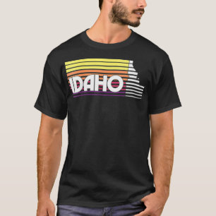 Camiseta Womens Idaho Retro Vintage Classic Style ID Graphi