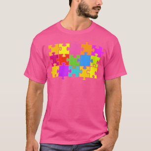 Camiseta Womens Jigsera Quebra-cabeça